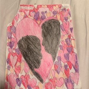 Romantic Heart Silhouette Art